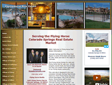 Tablet Screenshot of flyinghorserealestate.com